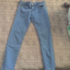 Forever 21 girls blue jeans